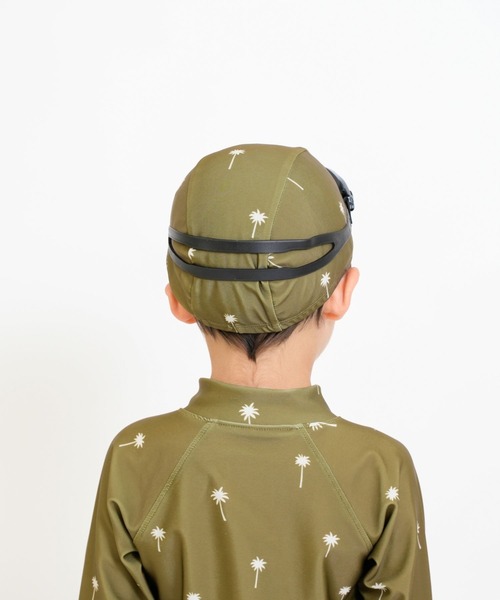 RIO（リオ）の「セパレート水着3点セット（水着・キッズ・ネイビー/ダークブラウン/カーキ/アイボリー・100cm/110cm/120cm/130cm/140cm）」の14枚目の写真