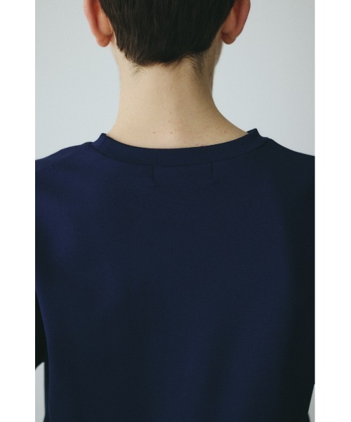 HeRIN.CYE(ヘリンドットサイ)の「Frill hem ponte tops フリルヘムポンチトップス(Tシャツ/カットソー・レディース・ネイビー/ブラック/ホワイト・FREE)」の17枚目の写真