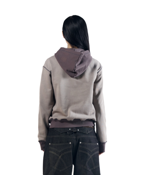 AAKAM（アーカム）の「Star-Spangled Zip-Up hoodie (Brown)（パーカー・レディース・その他・1/2）」の3枚目の写真