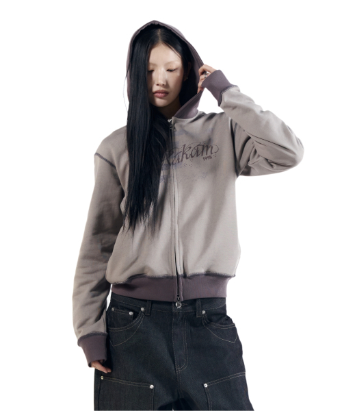 AAKAM（アーカム）の「Star-Spangled Zip-Up hoodie (Brown)（パーカー・レディース・その他・1/2）」の7枚目の写真