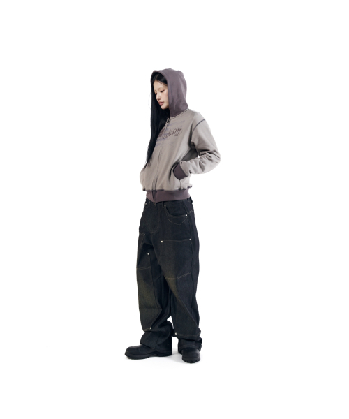 AAKAM（アーカム）の「Star-Spangled Zip-Up hoodie (Brown)（パーカー・レディース・その他・1/2）」の9枚目の写真