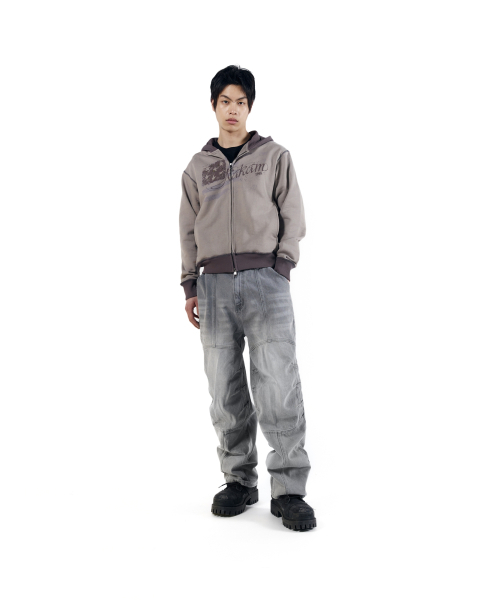 AAKAM（アーカム）の「Star-Spangled Zip-Up hoodie (Brown)（パーカー・レディース・その他・1/2）」の13枚目の写真