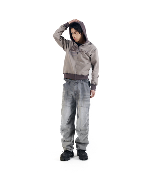 AAKAM（アーカム）の「Star-Spangled Zip-Up hoodie (Brown)（パーカー・レディース・その他・1/2）」の14枚目の写真