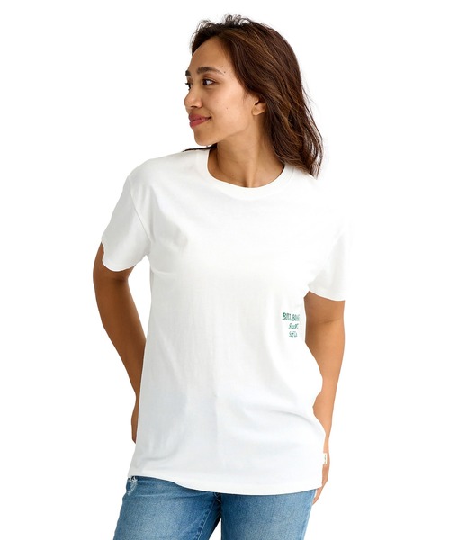 BILLABONG(ビラボン)の「BILLABONG/ビラボン 半袖 Tシャツ ロゴ バックプリント BG013203(Tシャツ/カットソー・レディース・インディゴブルー/ブラック/ホワイト・M/L)」の4枚目の写真