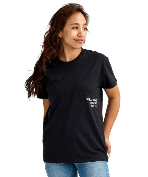 BILLABONG(ビラボン)の「BILLABONG/ビラボン 半袖 Tシャツ ロゴ バックプリント BG013203(Tシャツ/カットソー・レディース・インディゴブルー/ブラック/ホワイト・M/L)」の9枚目の写真