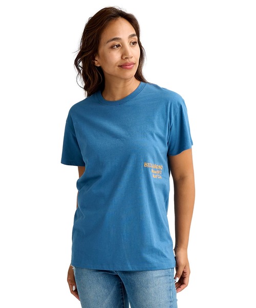 BILLABONG(ビラボン)の「BILLABONG/ビラボン 半袖 Tシャツ ロゴ バックプリント BG013203(Tシャツ/カットソー・レディース・インディゴブルー/ブラック/ホワイト・M/L)」の12枚目の写真
