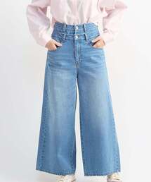 CONVERSE TOKYO（コンバーストウキョウ）の「【HL】DOUBLE WAIST WIDE DENIM PANTS（デニムパンツ）」