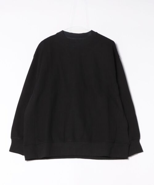 many men many mind（メニーメンメニーマインド）の「【SR】【it】【many men many mind】CVCワッフル 切り替えプルオーバー（Tシャツ/カットソー・メンズ・カーキ/グレー系その他/ブラック/ホワイト・X-LARGE/LARGE）」の2枚目の写真