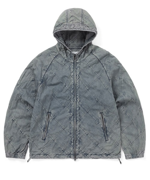 thisisneverthat(ディスイズネバーザット)の「Patchwork Denim Windbreaker(その他アウター・メンズ・ブルーグレー・L/M/S/XL)」の1枚目の写真