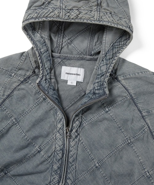 thisisneverthat(ディスイズネバーザット)の「Patchwork Denim Windbreaker(その他アウター・メンズ・ブルーグレー・L/M/S/XL)」の2枚目の写真