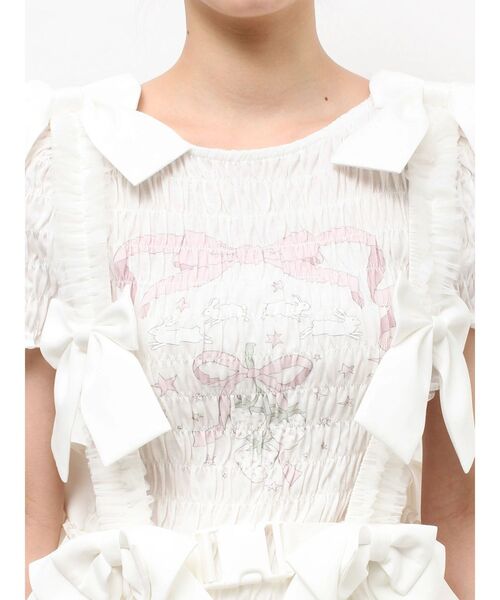 merry jenny（メリージェニー）の「Tulle ribbon harness（ベルト・レディース・ピンク/オフホワイト/ライトブルー・FREE）」の22枚目の写真