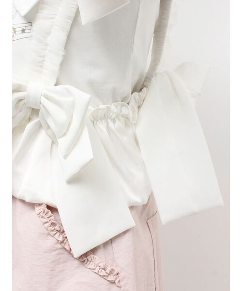 merry jenny（メリージェニー）の「Tulle ribbon harness（ベルト・レディース・ピンク/オフホワイト/ライトブルー・FREE）」の10枚目の写真