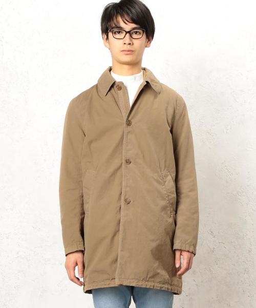 green label relaxing（グリーンレーベルリラクシング）の「BC G/DYE WEATH BAL/C コート◆（ステンカラーコート・メンズ・ベージュ/ネイビー・SMALL/LARGE/MEDIUM）」の15枚目の写真