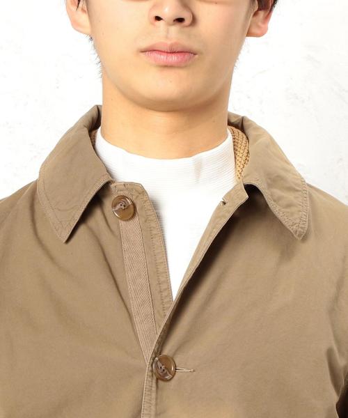 green label relaxing（グリーンレーベルリラクシング）の「BC G/DYE WEATH BAL/C コート◆（ステンカラーコート・メンズ・ベージュ/ネイビー・SMALL/LARGE/MEDIUM）」の18枚目の写真