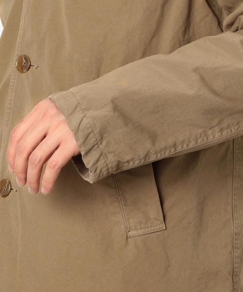 green label relaxing（グリーンレーベルリラクシング）の「BC G/DYE WEATH BAL/C コート◆（ステンカラーコート・メンズ・ベージュ/ネイビー・SMALL/LARGE/MEDIUM）」の19枚目の写真