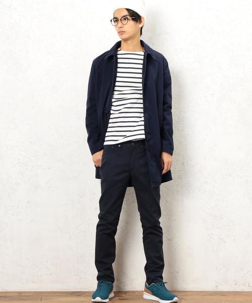 green label relaxing（グリーンレーベルリラクシング）の「BC G/DYE WEATH BAL/C コート◆（ステンカラーコート・メンズ・ベージュ/ネイビー・SMALL/LARGE/MEDIUM）」の6枚目の写真