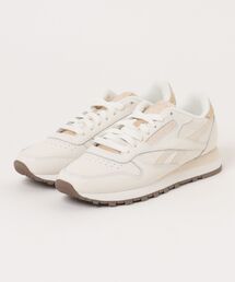 Reebok リーボック CLASSIC LEATHER レディースレザースニーカー(クラシックレザー) 146414 100245036 チョーク/ベージュ/ベージュ