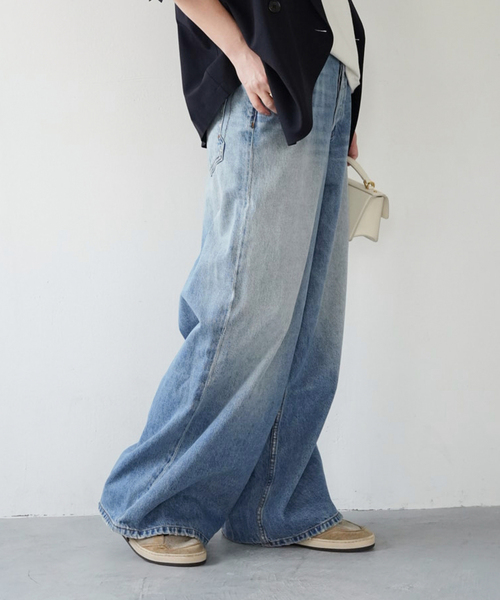 Deuxieme Classe(ドゥーズィエムクラス)の「【COTTON CITIZEN/コットンシチズン】THE BAGGY JEAN(その他パンツ・レディース・ブルー・25/24/23/26)」の21枚目の写真