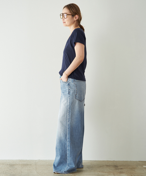 Deuxieme Classe(ドゥーズィエムクラス)の「【COTTON CITIZEN/コットンシチズン】THE BAGGY JEAN(その他パンツ・レディース・ブルー・25/24/23/26)」の4枚目の写真