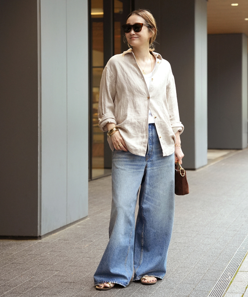 Deuxieme Classe(ドゥーズィエムクラス)の「【COTTON CITIZEN/コットンシチズン】THE BAGGY JEAN(その他パンツ・レディース・ブルー・25/24/23/26)」の12枚目の写真