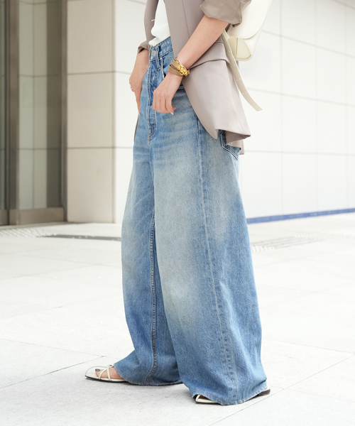 Deuxieme Classe(ドゥーズィエムクラス)の「【COTTON CITIZEN/コットンシチズン】THE BAGGY JEAN(その他パンツ・レディース・ブルー・25/24/23/26)」の15枚目の写真
