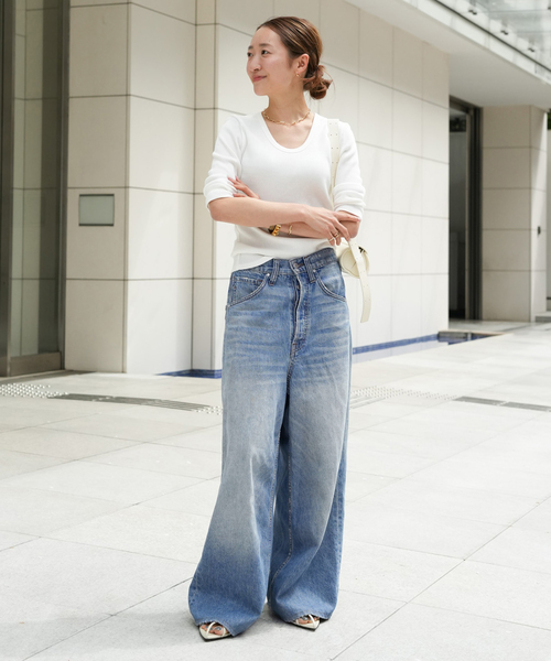 Deuxieme Classe(ドゥーズィエムクラス)の「【COTTON CITIZEN/コットンシチズン】THE BAGGY JEAN(その他パンツ・レディース・ブルー・25/24/23/26)」の18枚目の写真