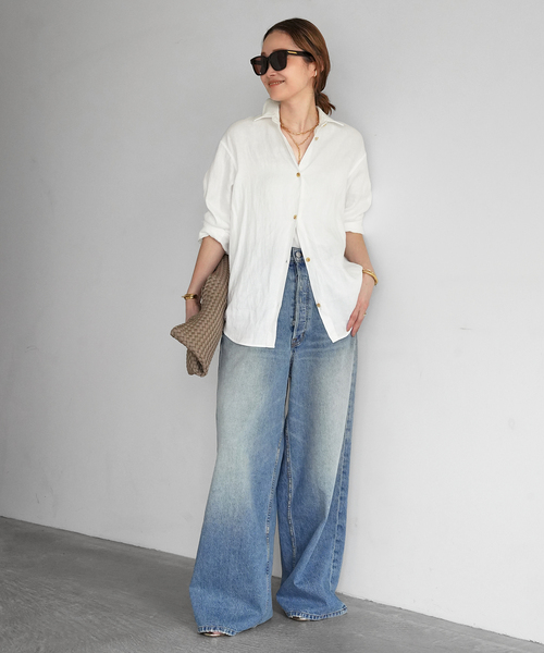 Deuxieme Classe(ドゥーズィエムクラス)の「【COTTON CITIZEN/コットンシチズン】THE BAGGY JEAN(その他パンツ・レディース・ブルー・25/24/23/26)」の20枚目の写真