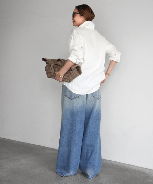 Deuxieme Classe(ドゥーズィエムクラス)の「【COTTON CITIZEN/コットンシチズン】THE BAGGY JEAN(その他パンツ・レディース・ブルー・25/24/23/26)」の22枚目の写真