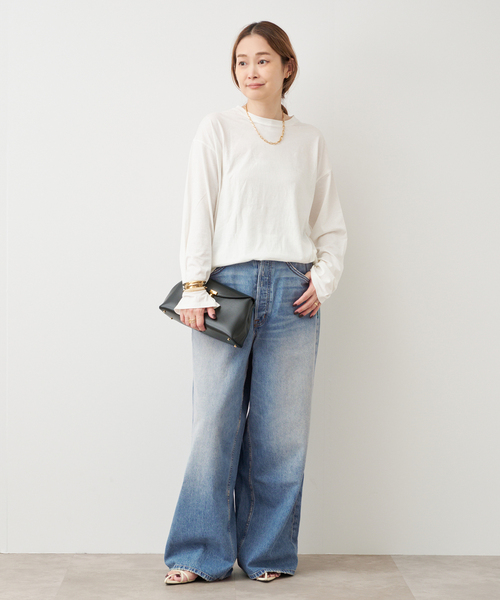 Deuxieme Classe(ドゥーズィエムクラス)の「【COTTON CITIZEN/コットンシチズン】THE BAGGY JEAN(その他パンツ・レディース・ブルー・25/24/23/26)」の4枚目の写真