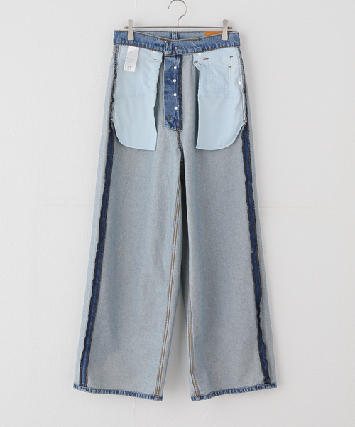 Deuxieme Classe(ドゥーズィエムクラス)の「【COTTON CITIZEN/コットンシチズン】THE BAGGY JEAN(その他パンツ・レディース・ブルー・25/24/23/26)」の17枚目の写真