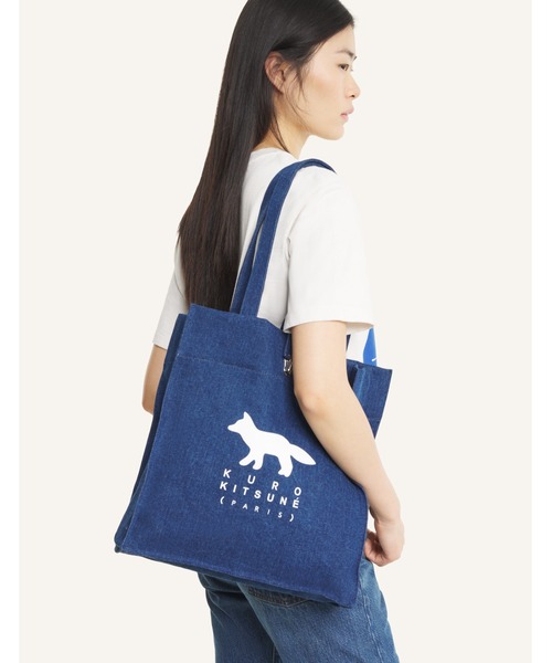 靴/バッグ DECORTE メゾン キツネ】フォックスシルエットの留め具がキュート♡アイコン