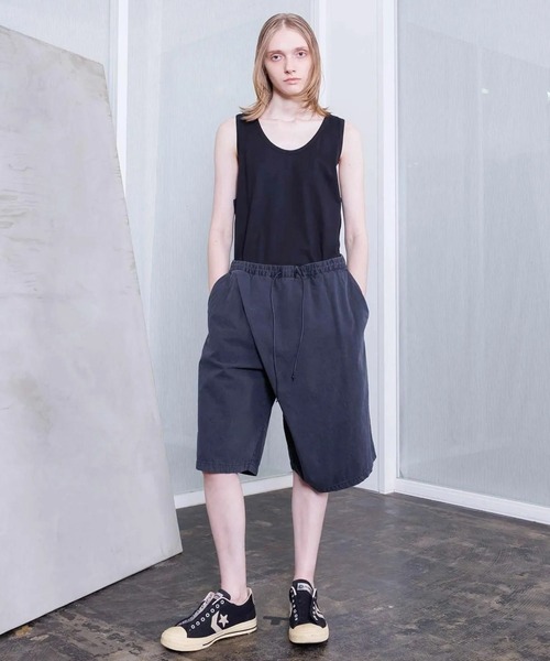 VOAAOV（ヴォアーブ）の「【VOAAOV】 6oz DENIM Wrap Short Pants（デニムパンツ・メンズ・グレー/ライトブルー/インディゴブルー/ブラック・2/1）」の7枚目の写真
