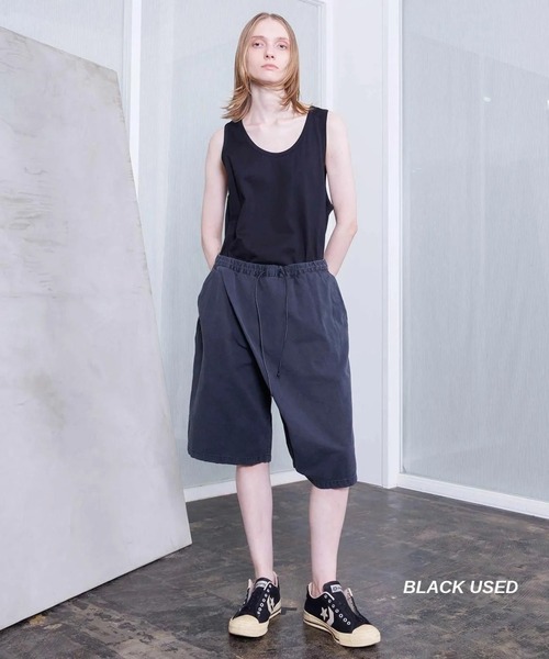 VOAAOV（ヴォアーブ）の「【VOAAOV】 6oz DENIM Wrap Short Pants（デニムパンツ・メンズ・グレー/ライトブルー/インディゴブルー/ブラック・2/1）」の6枚目の写真