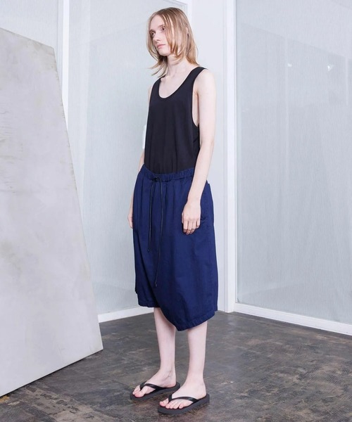 VOAAOV（ヴォアーブ）の「【VOAAOV】 6oz DENIM Wrap Short Pants（デニムパンツ・メンズ・グレー/ライトブルー/インディゴブルー/ブラック・2/1）」の10枚目の写真