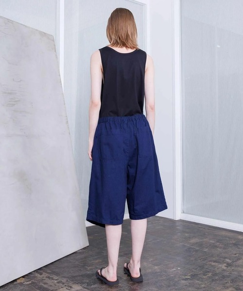 VOAAOV（ヴォアーブ）の「【VOAAOV】 6oz DENIM Wrap Short Pants（デニムパンツ・メンズ・グレー/ライトブルー/インディゴブルー/ブラック・2/1）」の11枚目の写真