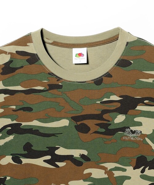 FRUIT OF THE LOOM(フルーツオブザルーム)の「FRUIT OF THE LOOM / Camo Short Sleeve T-Shirt(Tシャツ/カットソー・メンズ・オリーブ/その他・M/S/L/XL)」の8枚目の写真