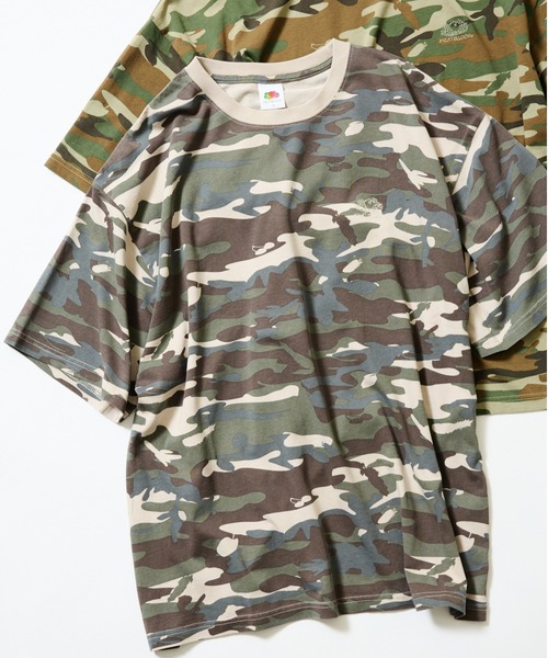 FRUIT OF THE LOOM футболка с коротким рукавом Camo