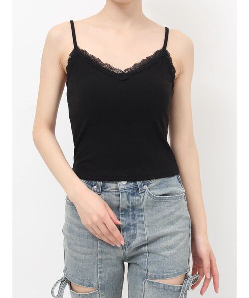 RESEXXY（リゼクシー）の「レーストリミングキャミ（キャミソール・レディース・ブラック/ブラウン/ホワイト・FREE）」の15枚目の写真