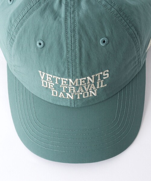DANTON（ダントン）の「【DANTON】ロゴ刺繍 ダウンプルーフ 6パネルキャップ 26SS（DT-H0377 DCN）（キャップ・メンズ・ブラック/グレイッシュベージュ/ライトグリーン/ベージュ・FREE）」の9枚目の写真