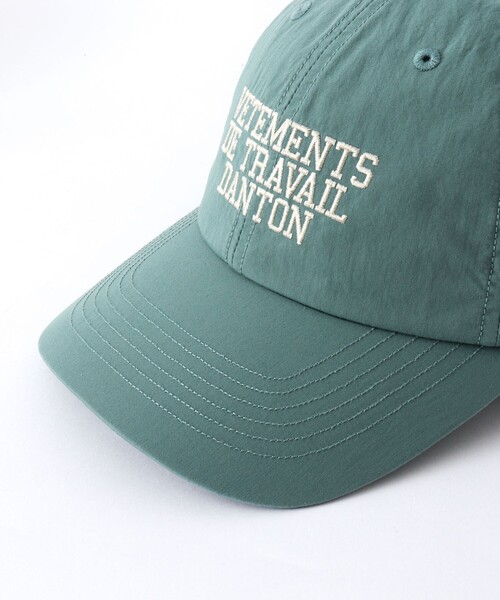 DANTON（ダントン）の「【DANTON】ロゴ刺繍 ダウンプルーフ 6パネルキャップ 26SS（DT-H0377 DCN）（キャップ・メンズ・ブラック/グレイッシュベージュ/ライトグリーン/ベージュ・FREE）」の10枚目の写真