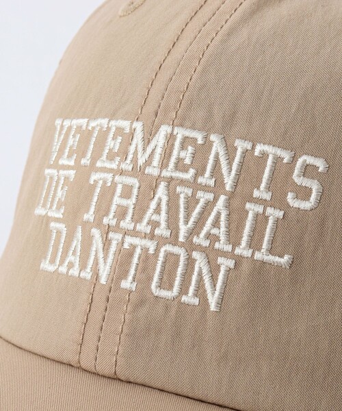 DANTON（ダントン）の「【DANTON】ロゴ刺繍 ダウンプルーフ 6パネルキャップ 26SS（DT-H0377 DCN）（キャップ・メンズ・ブラック/グレイッシュベージュ/ライトグリーン/ベージュ・FREE）」の22枚目の写真