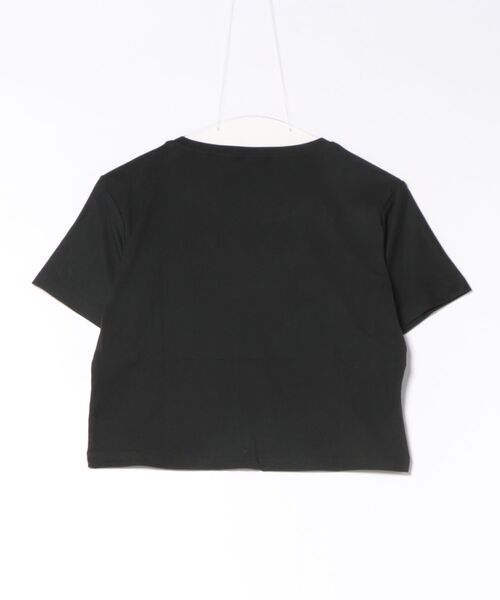 LAUTRE COTE(ロウトレコウト)の「ショート丈プリントTEE(Tシャツ/カットソー・レディース・ブラック/ホワイト・MEDIUM/LARGE)」の5枚目の写真