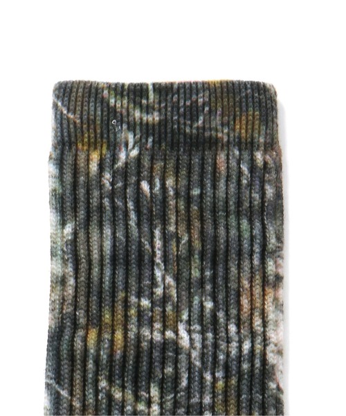 AVIREX（アヴィレックス）の「AVIREX REAL TREE PRINT SOCKS（ソックス/靴下・メンズ・ブラック・FREE）」の2枚目の写真