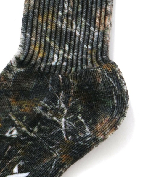AVIREX（アヴィレックス）の「AVIREX REAL TREE PRINT SOCKS（ソックス/靴下・メンズ・ブラック・FREE）」の3枚目の写真