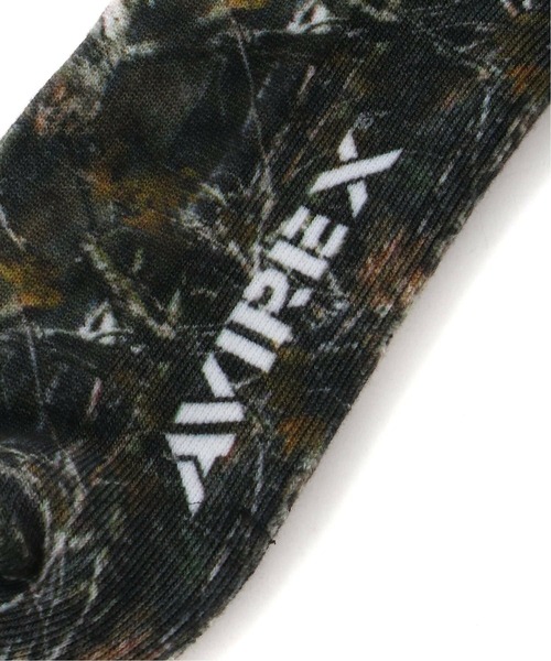 AVIREX（アヴィレックス）の「AVIREX REAL TREE PRINT SOCKS（ソックス/靴下・メンズ・ブラック・FREE）」の5枚目の写真