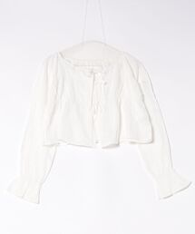 flower | シャーリングリボンブラウス(シャツ/ブラウス)