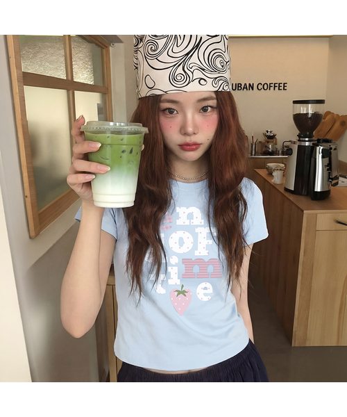 GRAVER（グレーバー）の「[ユニセックス]ベリーEND OF TIME半袖Tシャツ_3カラー（Tシャツ/カットソー・レディース・ブラック/ホワイト/ライトグレー/イエロー/スカイブルー・SMALL/MEDIUM/LARGE/X-LARGE/X-SMALL）」の4枚目の写真