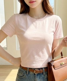 ベーシック クロップド 半袖Tシャツ