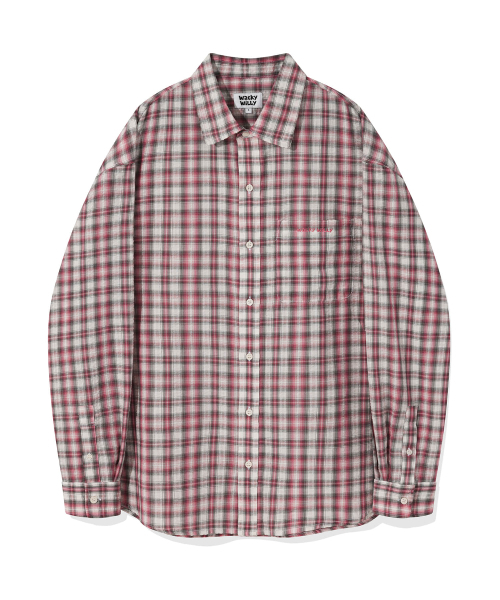 Рубашка‑оверсайз Linen‑over базовый пинк