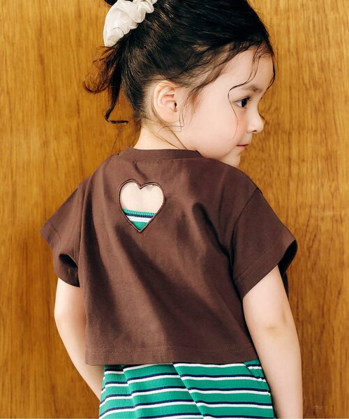 apres les cours（アプレレクール）の「【WEB限定】ショート丈ロゴTシャツ×キャミワンピ2Pセット（ワンピース・キッズ・グリーン/ピンク・100/120/130/140/110/90）」の7枚目の写真